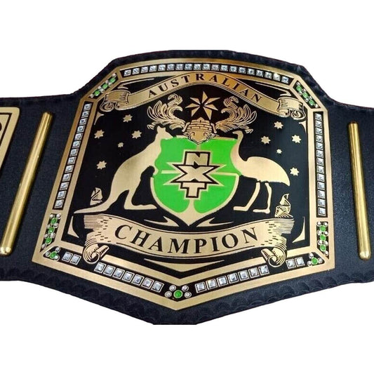 WWE NXT Australian Heavyweight Championship Inspired Title Belt - photo 1 of 3 | Brex International