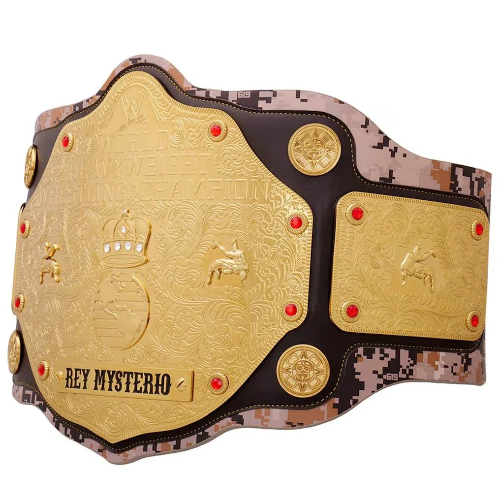 WWE Rey Mysterio 619 San Diego Signature Series Inspired Title Belt - photo 3 of 8 | Brex International