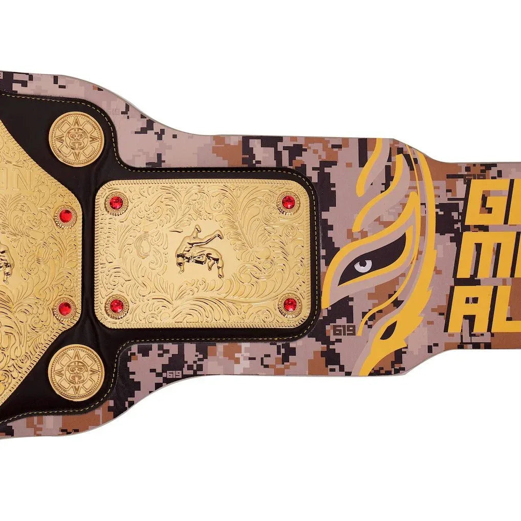 WWE Rey Mysterio 619 San Diego Signature Series Inspired Title Belt - photo 7 of 8 | Brex International