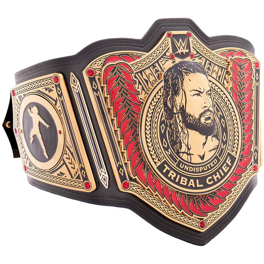 WWE Roman Reigns Tribal Chief Championship Inspired Collectible Title Belt - photo 2 of 7 | Brex International