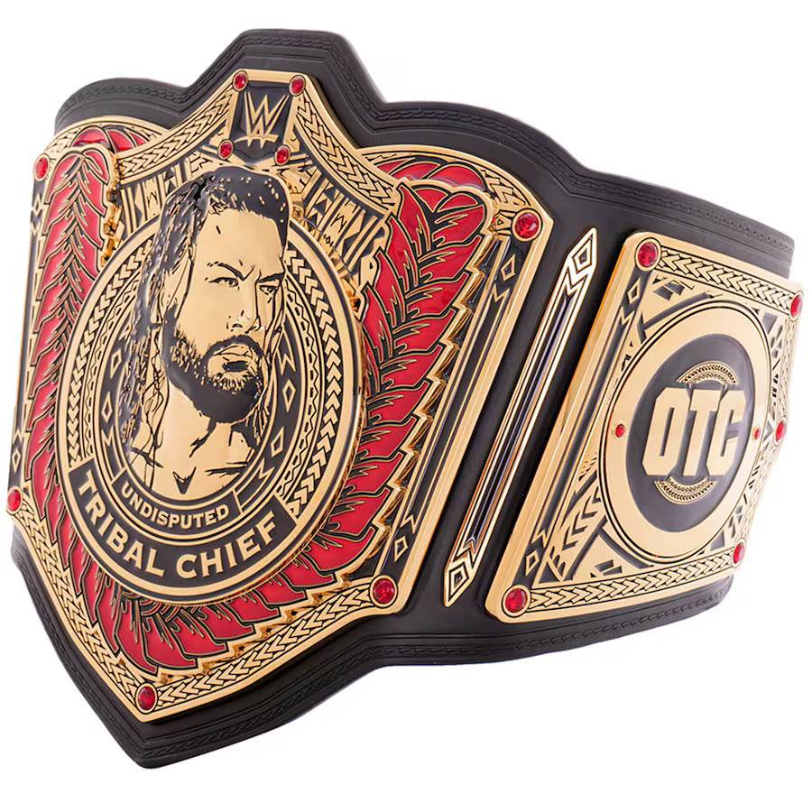 WWE Roman Reigns Tribal Chief Championship Inspired Collectible Title Belt - photo 3 of 7 | Brex International