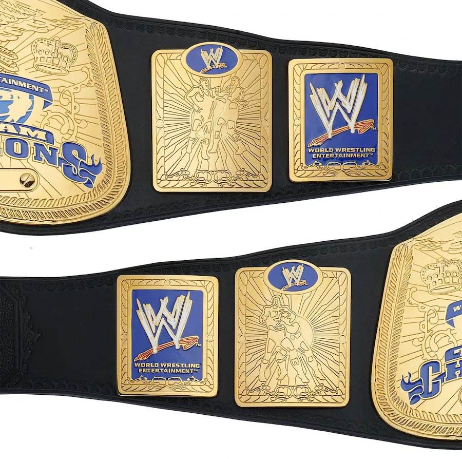 WWE SmackDown Ruthless Aggression Tag Team Championship Inspired Belt - photo 3 of 3 | Brex International