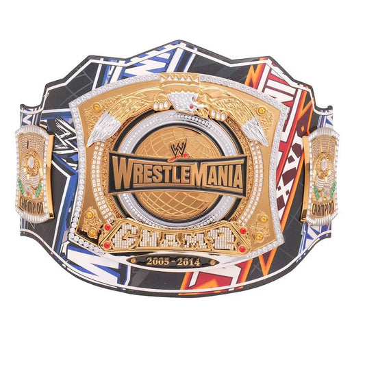 WWE Spinner 40 Years Of WrestleMania Inspired Collectible Title Belt - photo 1 of 5 | Brex International