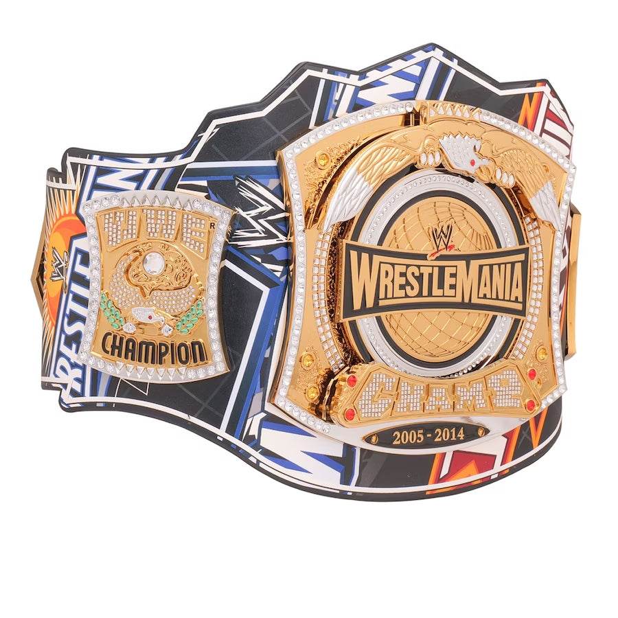 WWE Spinner 40 Years Of WrestleMania Inspired Collectible Title Belt - photo 2 of 5 | Brex International