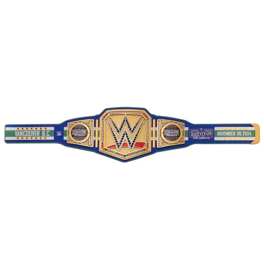 WWE Survivor Series War Games 2024 Undisputed Championship Inspired Belt - photo 3 of 5 | Brex International