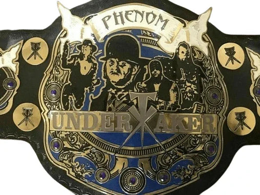 WWE Undertaker The Phenom Championship Inspired Collectible Title Belt - photo 1 of 5 | Brex International