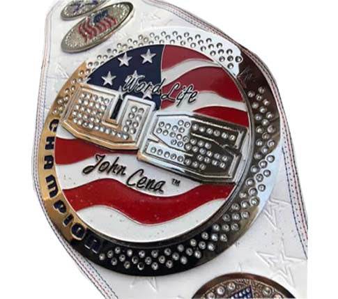 WWE United States John Cena White Championship Inspired Collectible Title Belt - photo 1 of 2 | Brex International