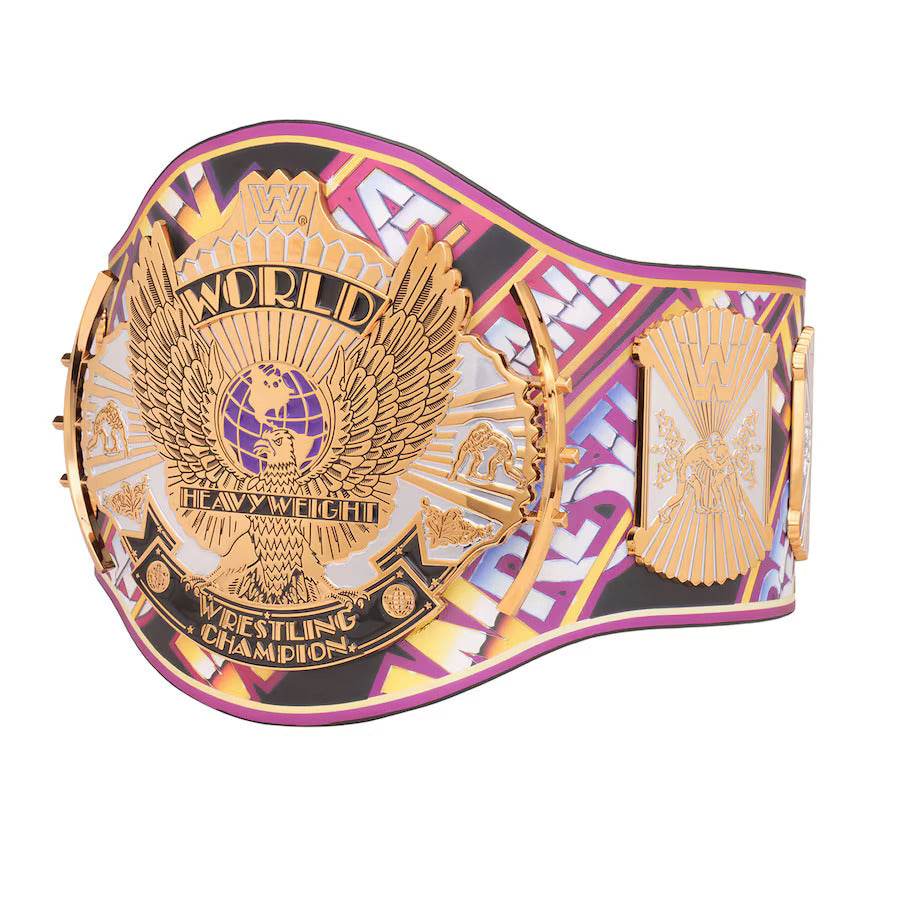 WWE Winged Eagle 40 Years Of WrestleMania Inspired Collectible Title Belt - photo 2 of 7 | Brex International