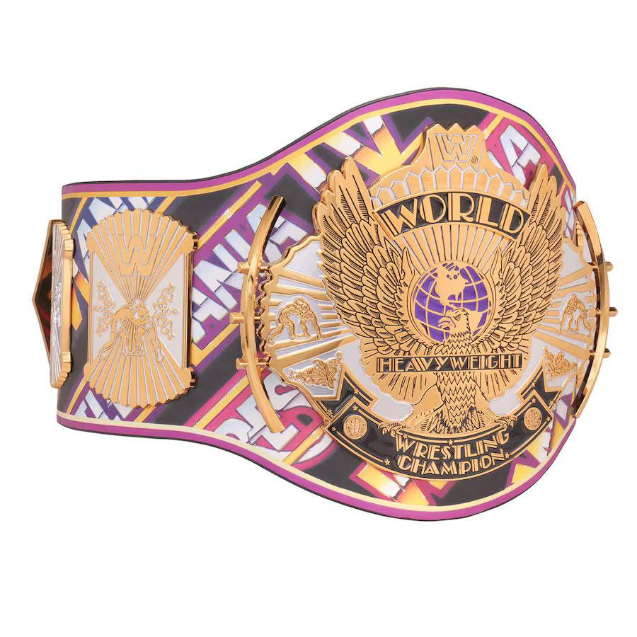 WWE Winged Eagle 40 Years Of WrestleMania Inspired Collectible Title Belt - photo 3 of 7 | Brex International