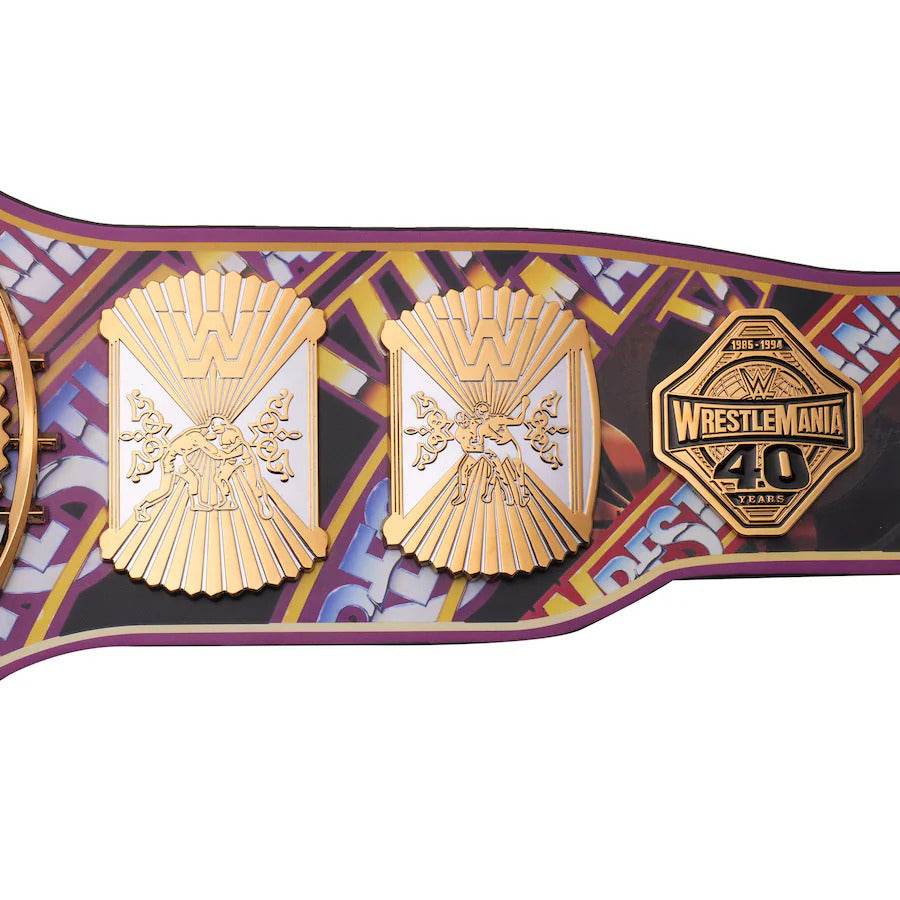 WWE Winged Eagle 40 Years Of WrestleMania Inspired Collectible Title Belt - photo 5 of 7 | Brex International