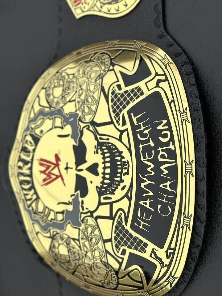 WWE World Heavyweight Championship Smoking Skull Inspired Belt - photo 3 of 5 | Brex International