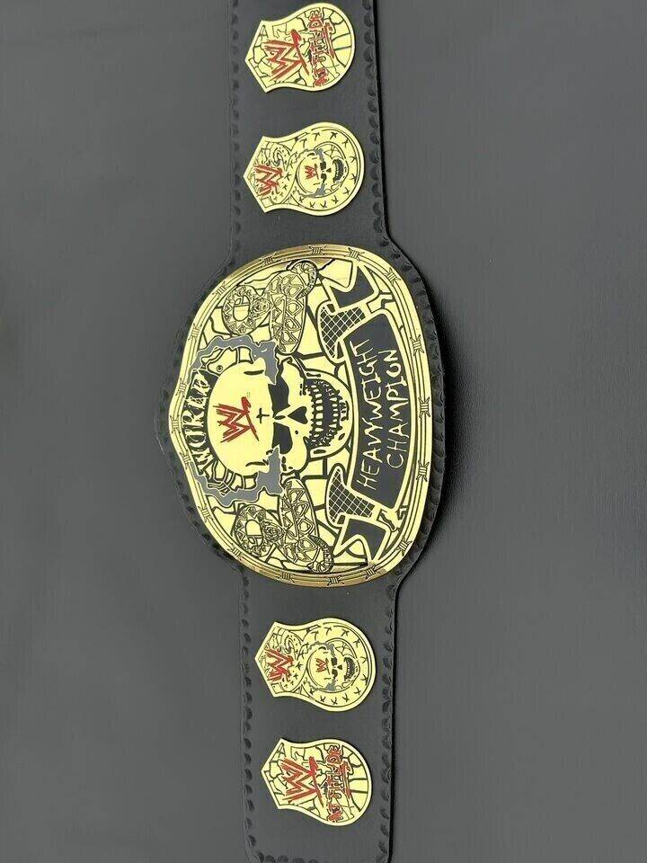 WWE World Heavyweight Championship Smoking Skull Inspired Belt - photo 4 of 5 | Brex International