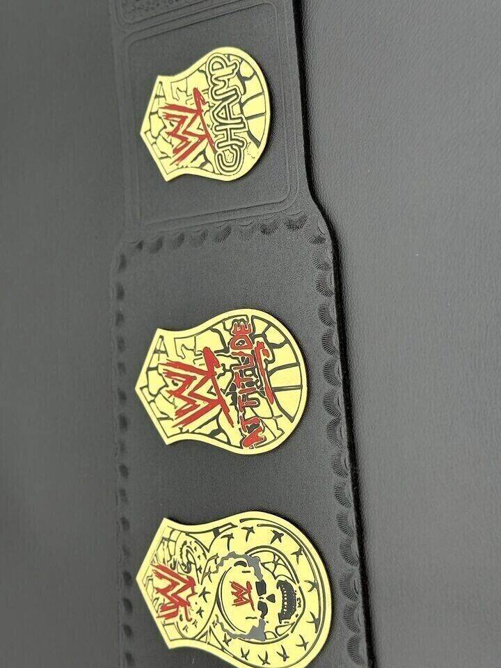 WWE World Heavyweight Championship Smoking Skull Inspired Belt - photo 5 of 5 | Brex International