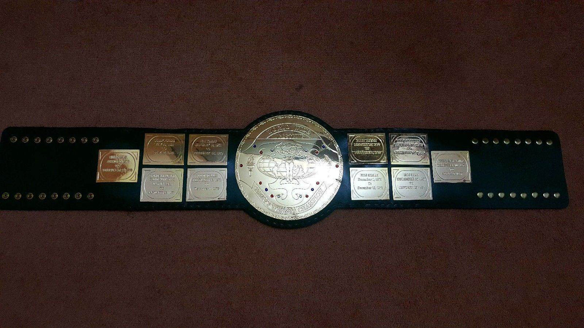 WWF Big Green World Heavyweight Wrestling Champion Inspired Title Belt - photo 3 of 5 | Brex International