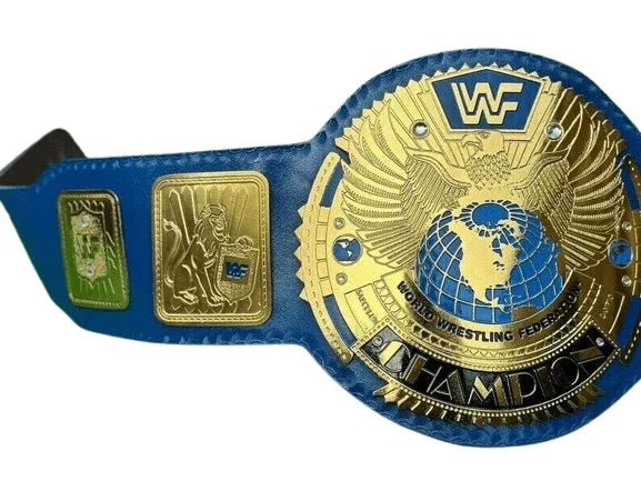 WWF Block Logo Heavyweight Wrestling Championship Inspired Title Belt - photo 2 of 5 | Brex International