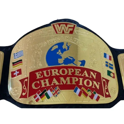 WWF European Championship Inspired Collectible Title Belt - photo 1 of 5 | Brex International