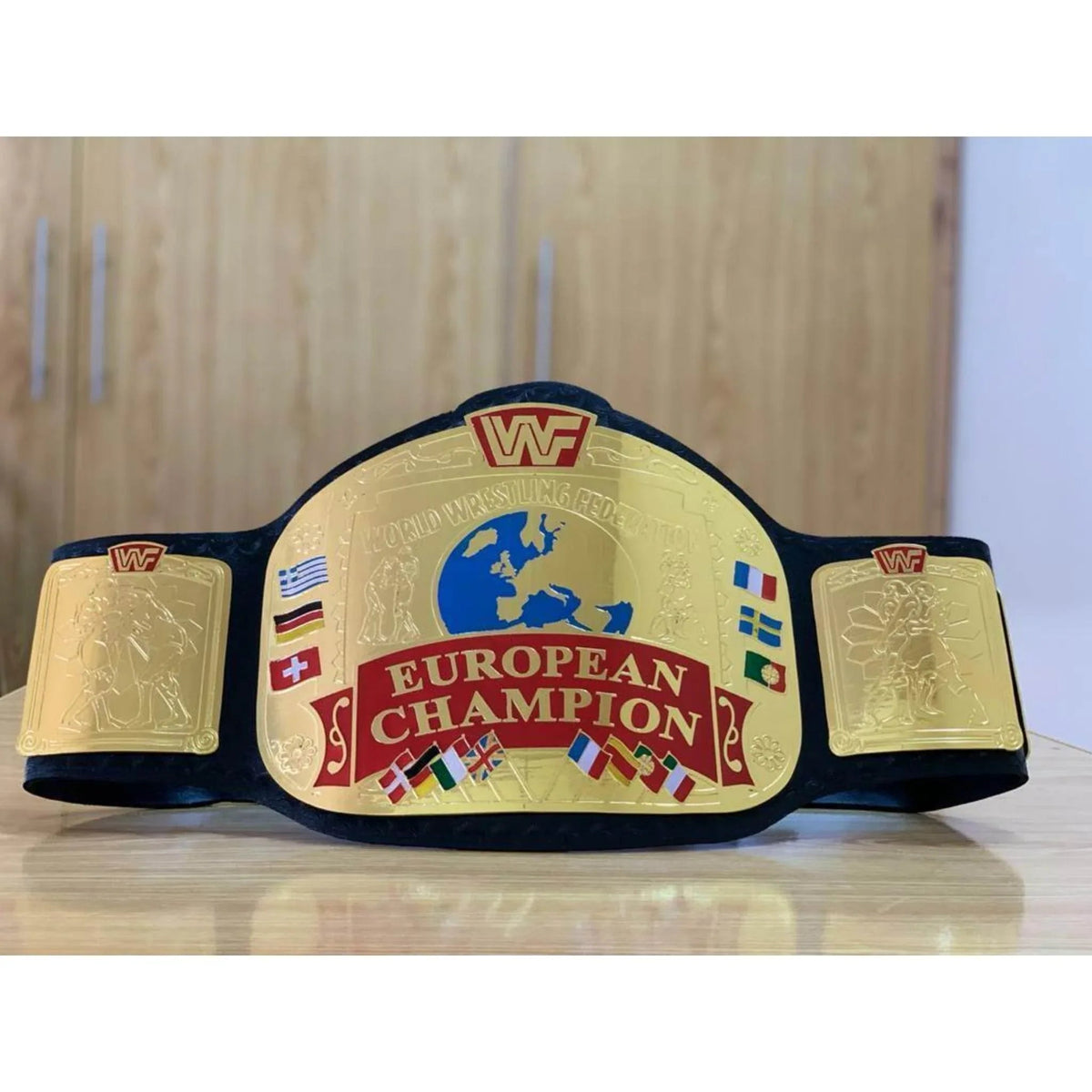 WWF European Championship Inspired Collectible Title Belt - photo 3 of 5 | Brex International