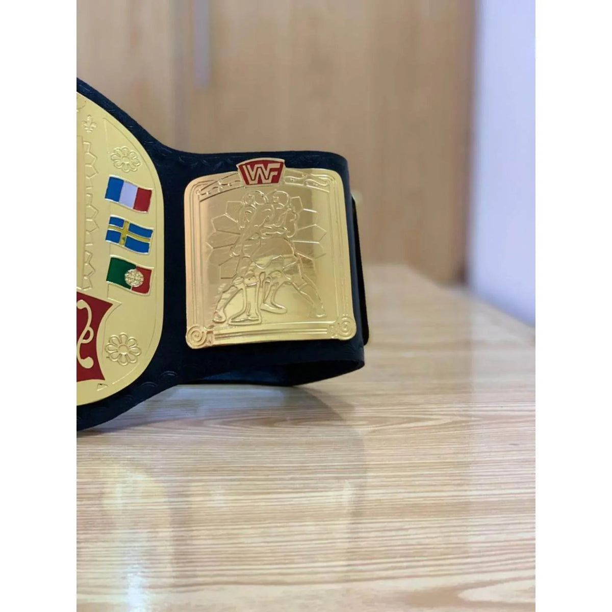 WWF European Championship Inspired Collectible Title Belt - photo 5 of 5 | Brex International