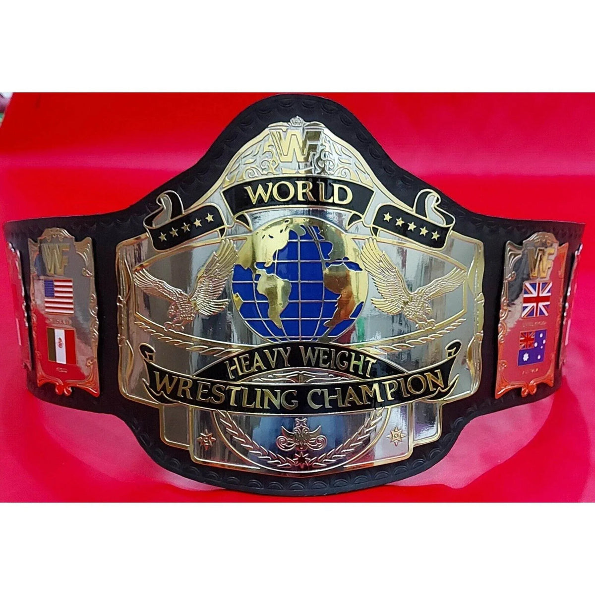 WWF Hulk Hogan 86 Wrestling Championship Inspired Collectible Title Belt - photo 2 of 6 | Brex International