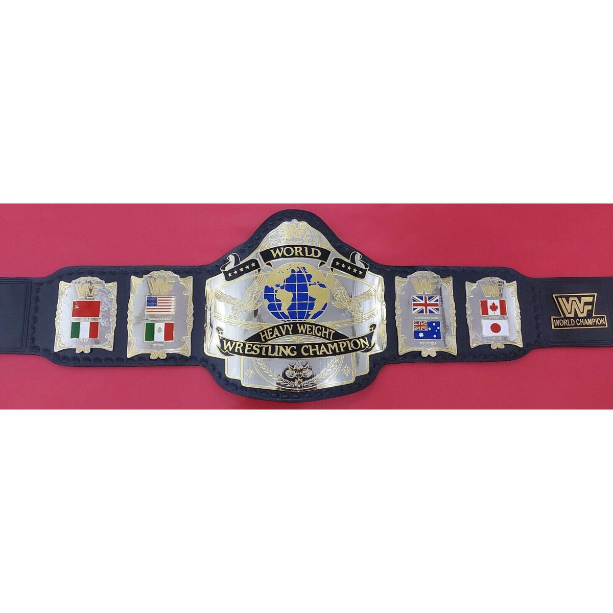 WWF Hulk Hogan 86 Wrestling Championship Inspired Collectible Title Belt - photo 3 of 6 | Brex International