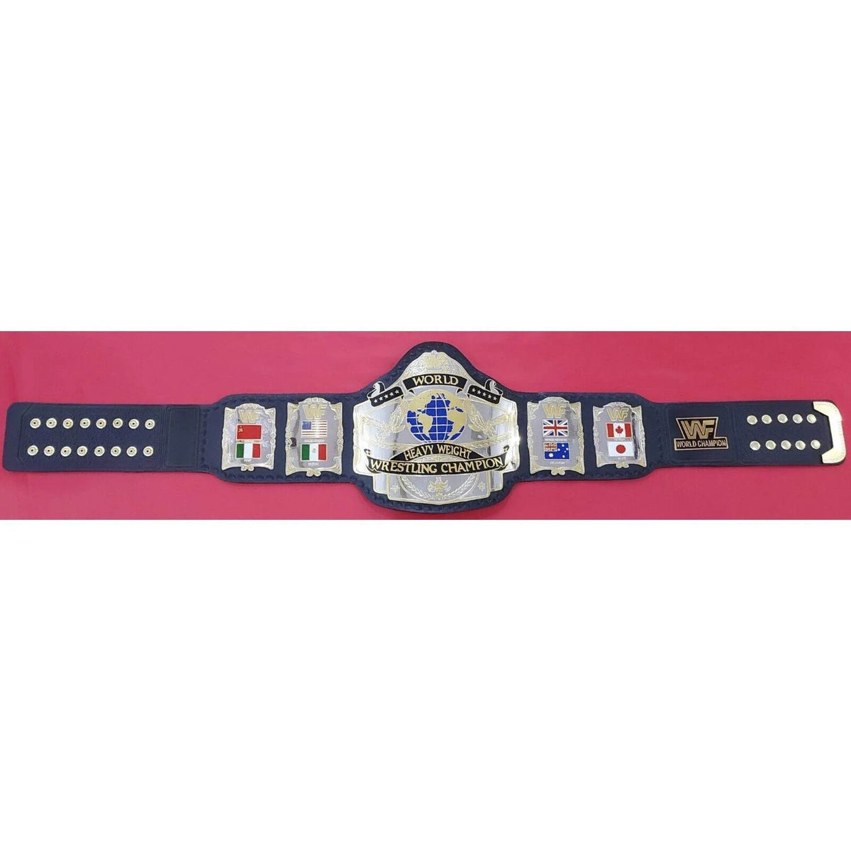 WWF Hulk Hogan 86 Wrestling Championship Inspired Collectible Title Belt - photo 4 of 6 | Brex International