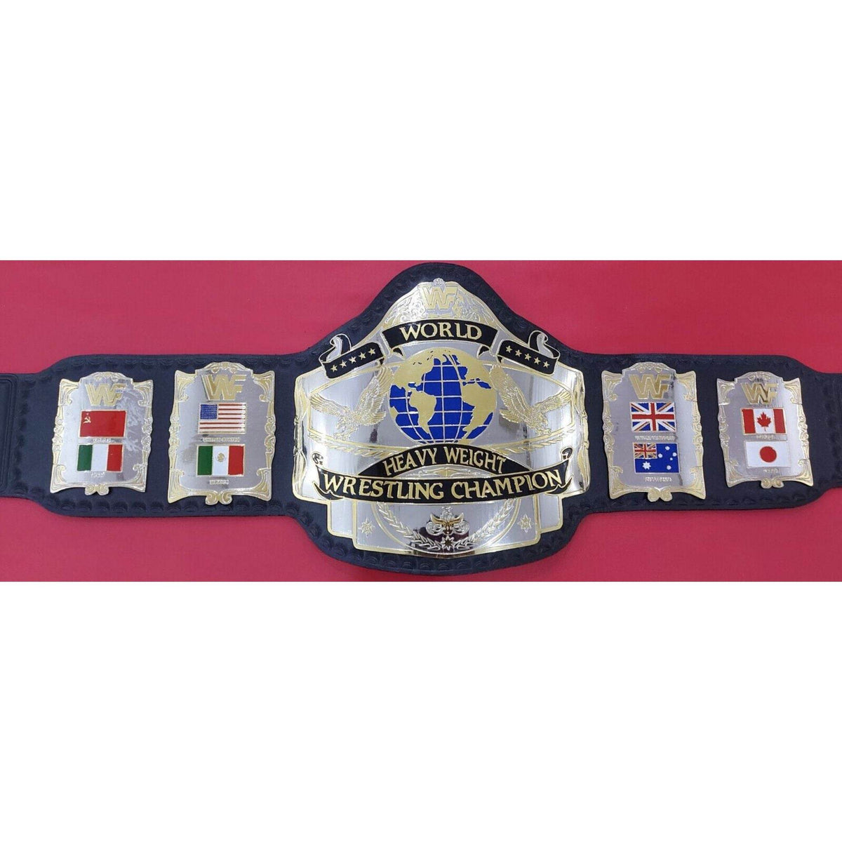WWF Hulk Hogan 86 Wrestling Championship Inspired Collectible Title Belt - photo 5 of 6 | Brex International
