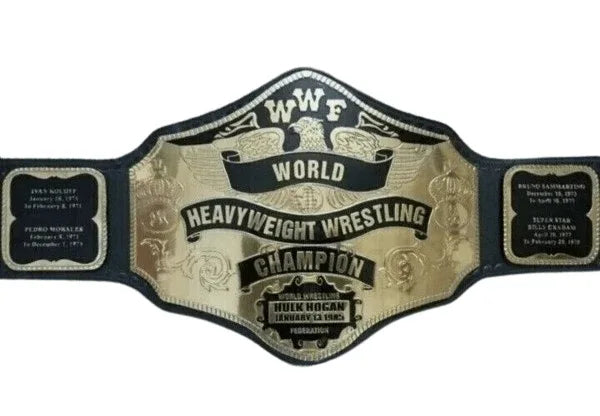 WWF Hulk Hogan Wrestling Heavyweight Championship Title Belt Inspired - photo 1 of 5 | Brex International