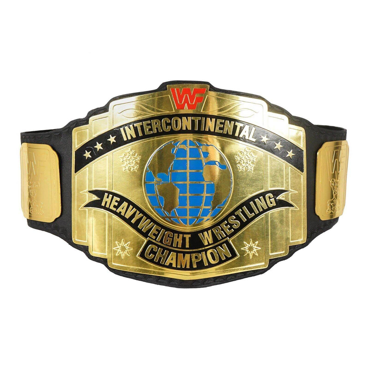 WWF Intercontinental Block Logo Championship Inspired Collectible Title Belt - photo 1 of 4 | Brex International