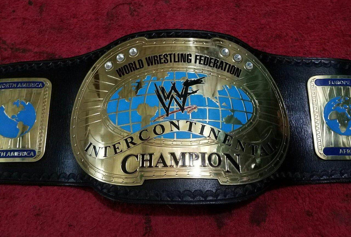 WWF Oval IC Intercontinental Championship Leather Inspired Belt - photo 4 of 5 | Brex International