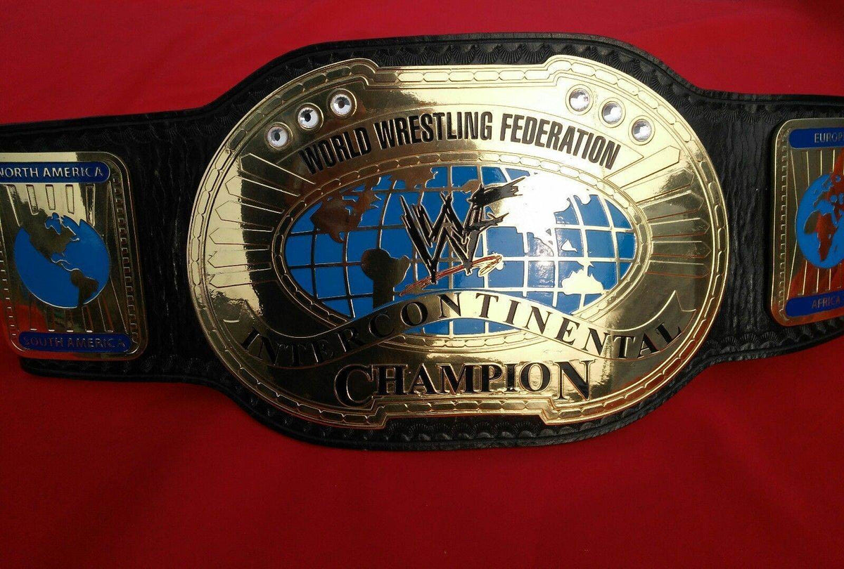 WWF Oval IC Intercontinental Championship Leather Inspired Belt - photo 5 of 5 | Brex International