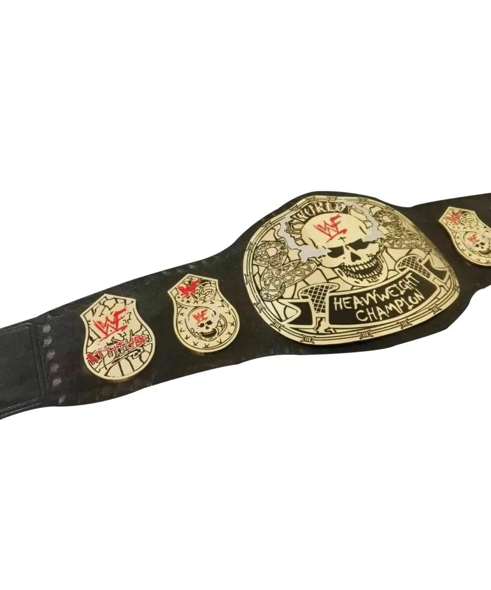 WWF Stone Cold Smoking Skull Championship Inspired Belt - photo 3 of 4 | Brex International