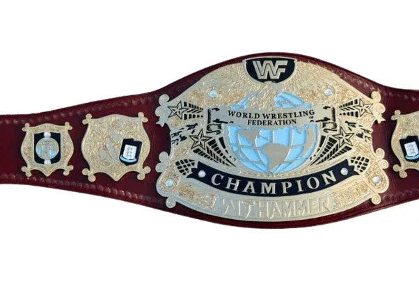 WWF Undisputed Heavyweight Wrestling Championship Inspired Collectible Title Belt - photo 2 of 4 | Brex International