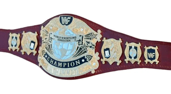 WWF Undisputed Heavyweight Wrestling Championship Inspired Collectible Title Belt - photo 4 of 4 | Brex International