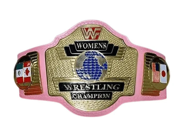 WWF Women Heavyweight Wrestling Championship Inspired Collectible Title Belt - photo 1 of 6 | Brex International
