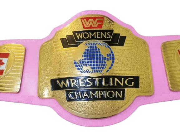 WWF Women Heavyweight Wrestling Championship Inspired Collectible Title Belt - photo 2 of 6 | Brex International