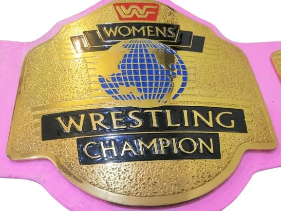 WWF Women Heavyweight Wrestling Championship Inspired Collectible Title Belt - photo 5 of 6 | Brex International