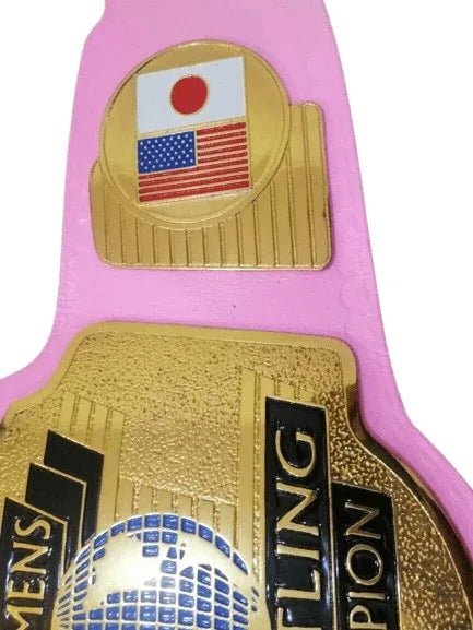 WWF Women Heavyweight Wrestling Championship Inspired Collectible Title Belt - photo 6 of 6 | Brex International