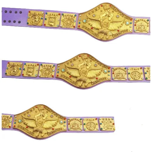 WWWF Bob Backlund Heavyweight Title Wrestling Champion Inspired Belt - photo 1 of 1 | Brex International