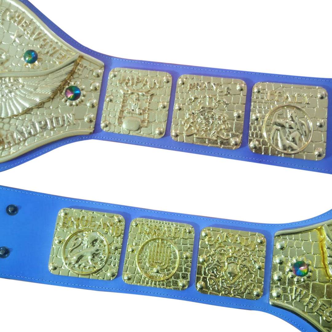 WWWF Bruno Sammartino Heavyweight Wrestling Championship Inspired Belt - photo 2 of 2 | Brex International