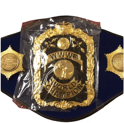 WWWF Bruno Sammartino World Championship Wrestling Inspired Title Belt - photo 1 of 4 | Brex International