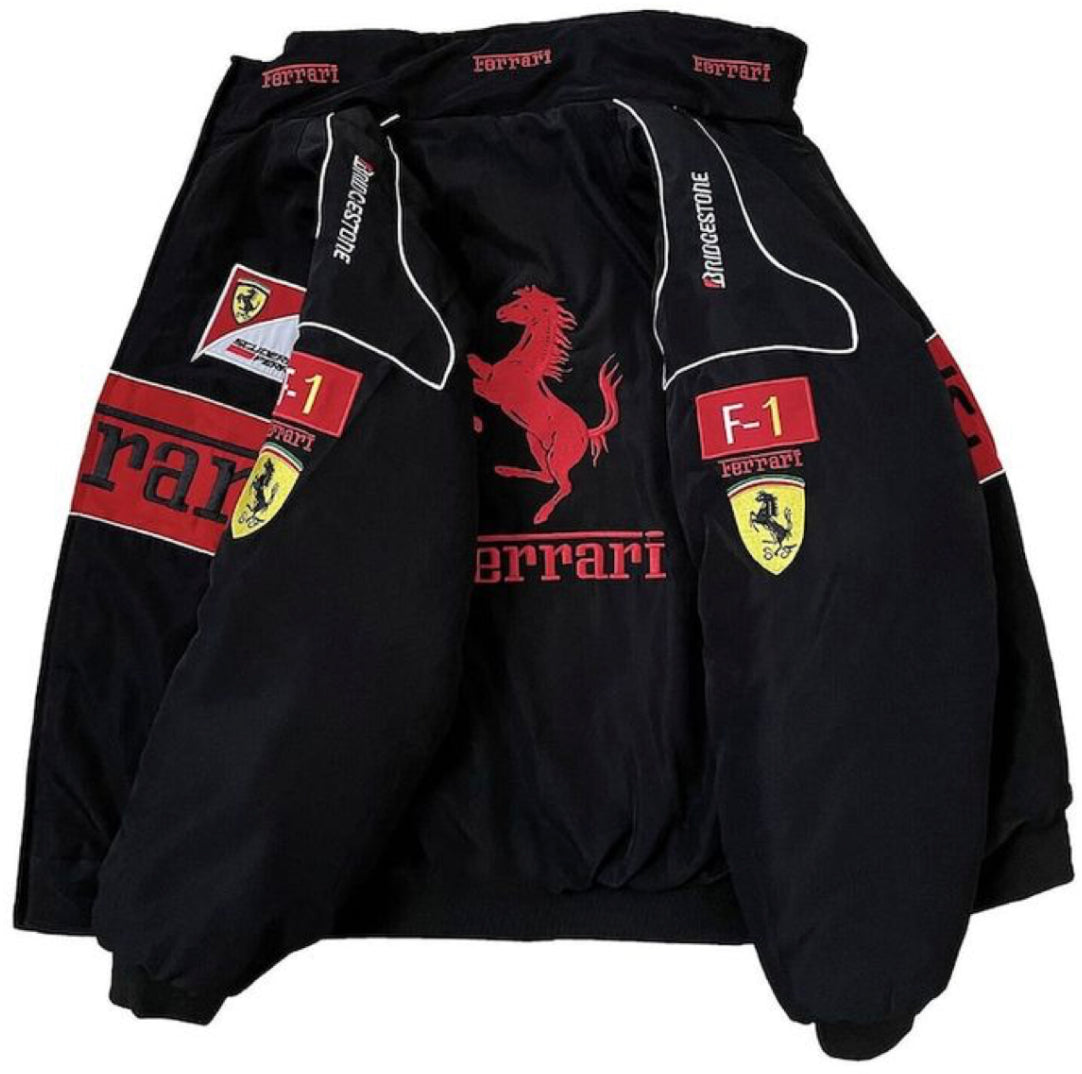 Ferrari Black Scuderia Vintage Jacket