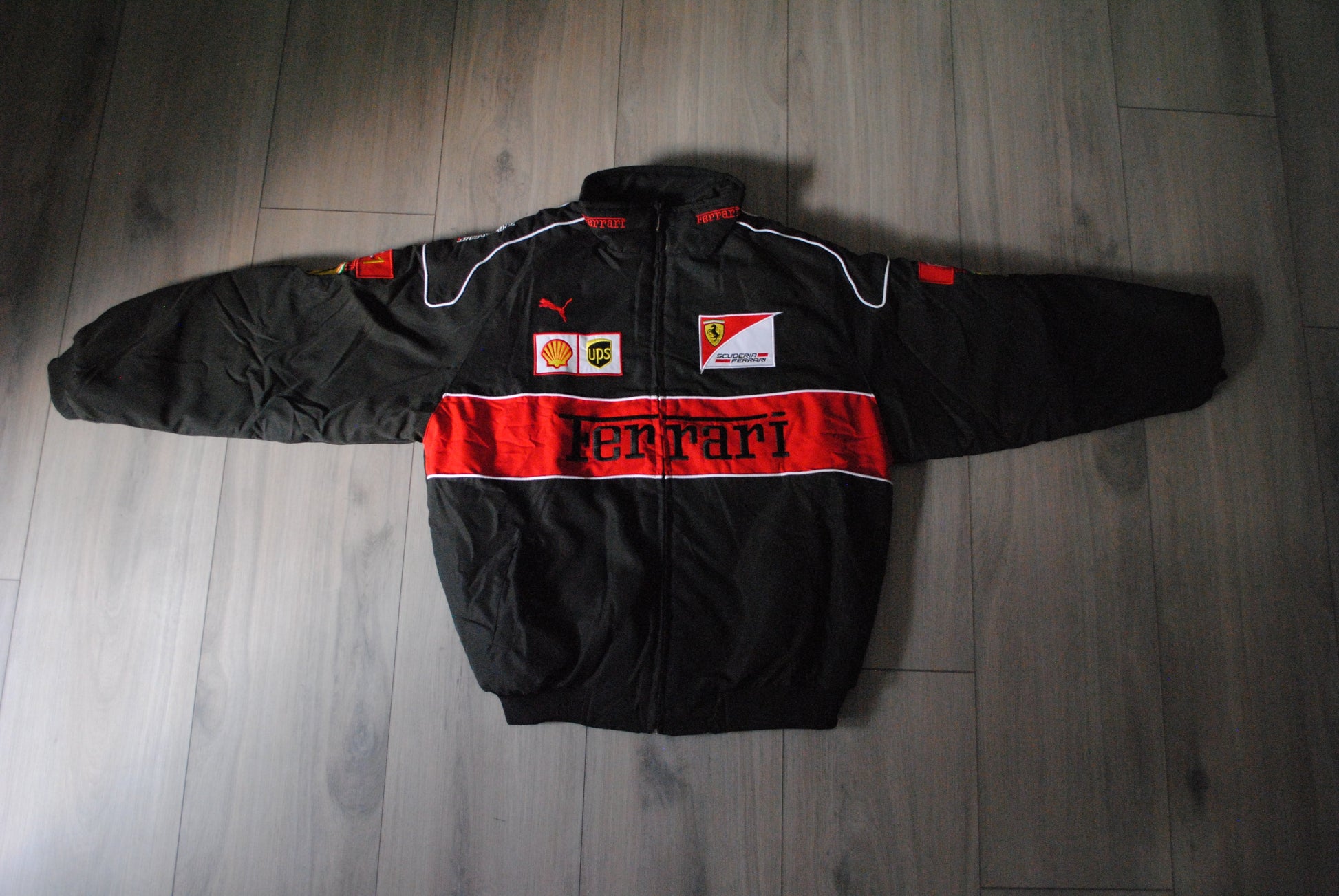 Ferrari Black Scuderia Vintage Jacket