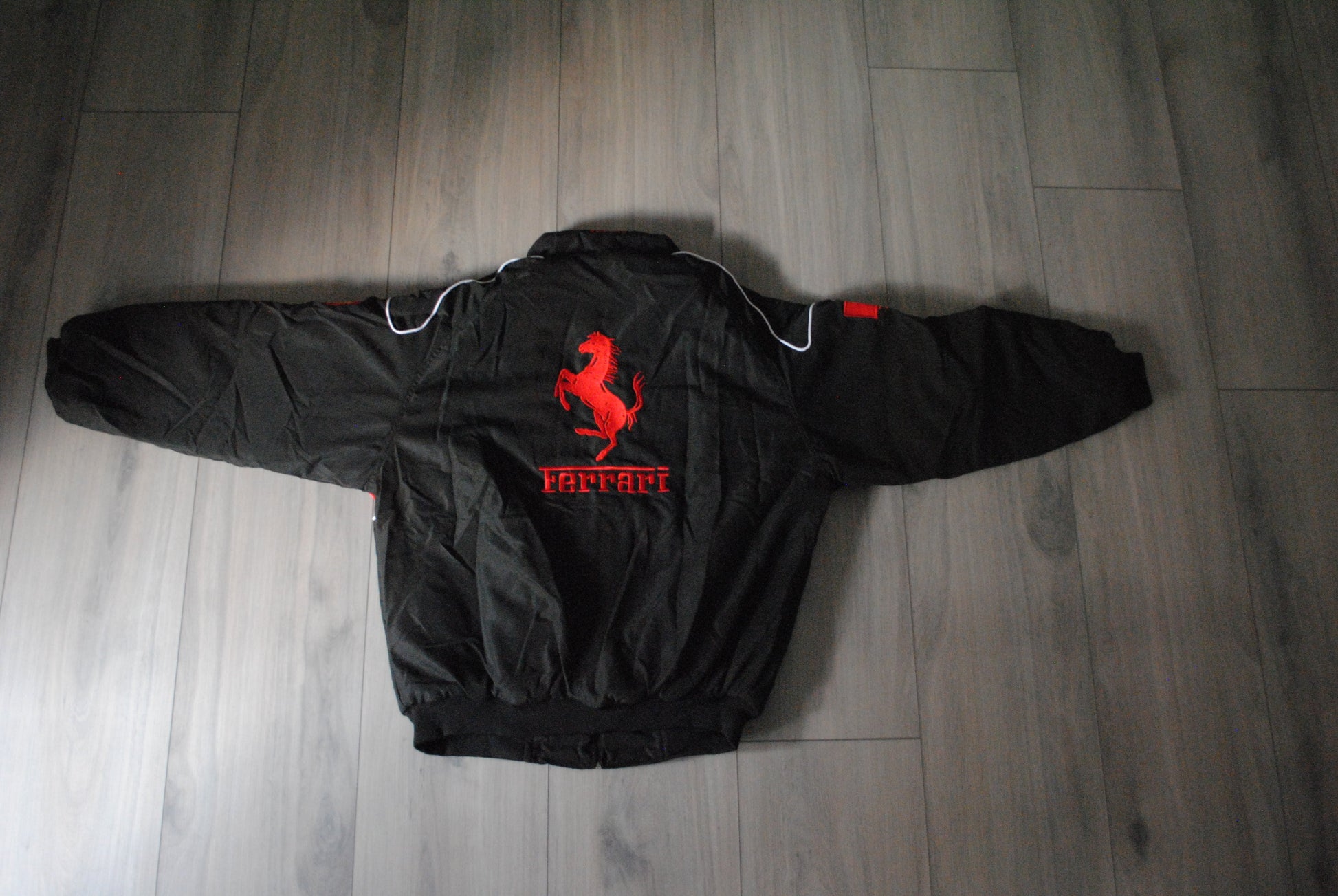 Ferrari Black Scuderia Vintage Jacket