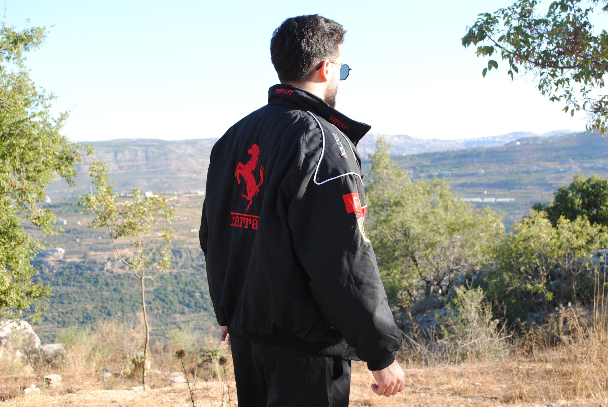 Ferrari Black Scuderia Vintage Jacket