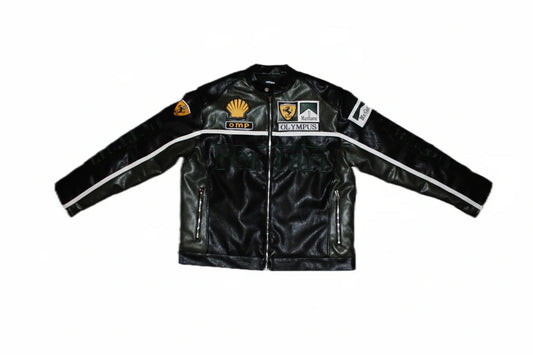 Ferrari Emerald Leather Jacket