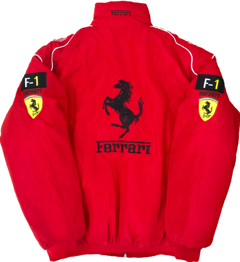 Ferrari Scuderia Red Vintage Jacket