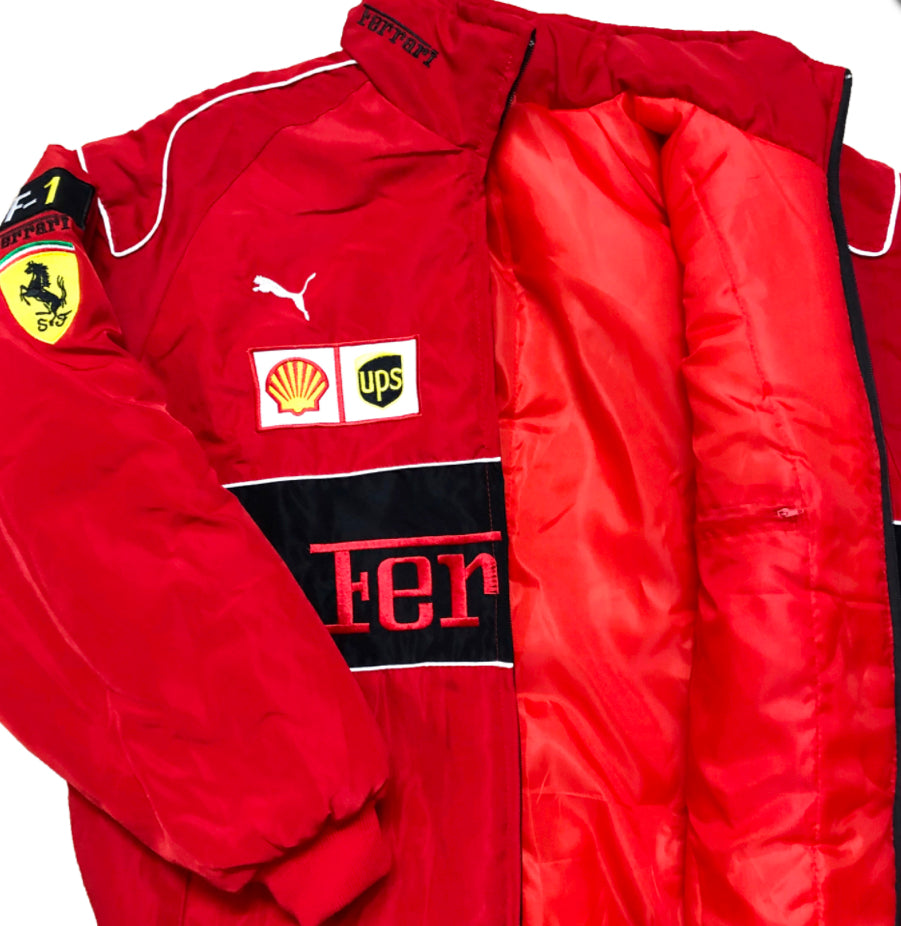 Ferrari Scuderia Red Vintage Jacket