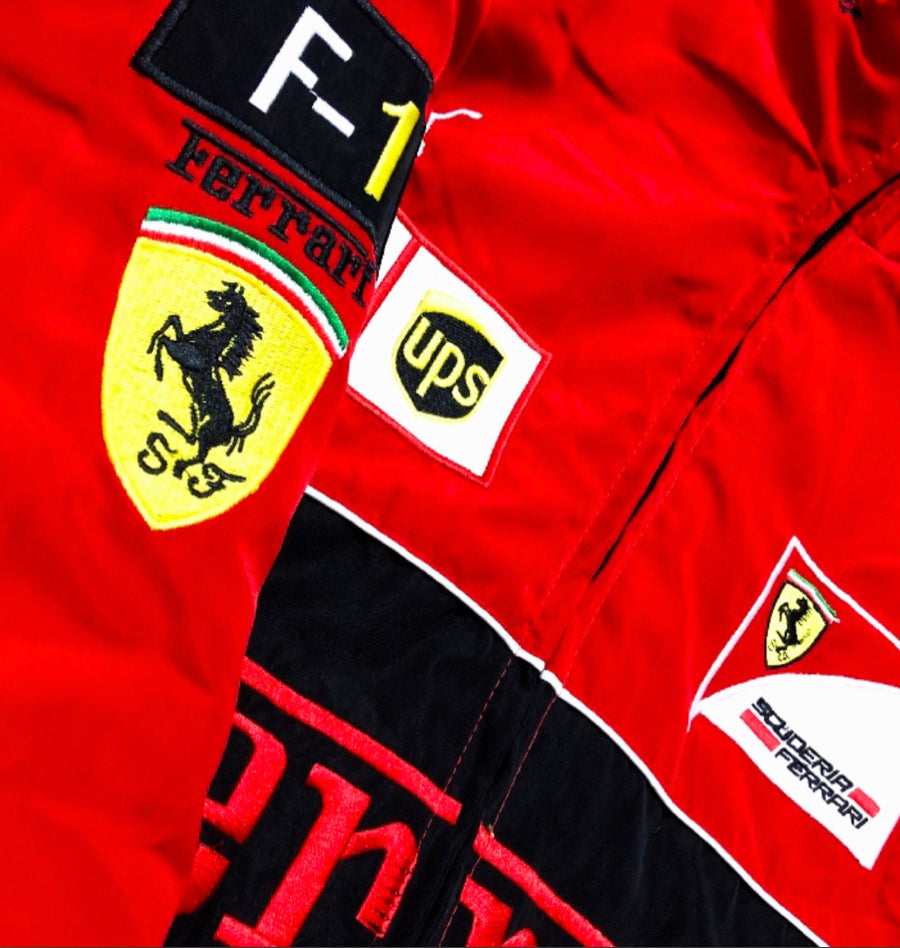 Ferrari Scuderia Red Vintage Jacket