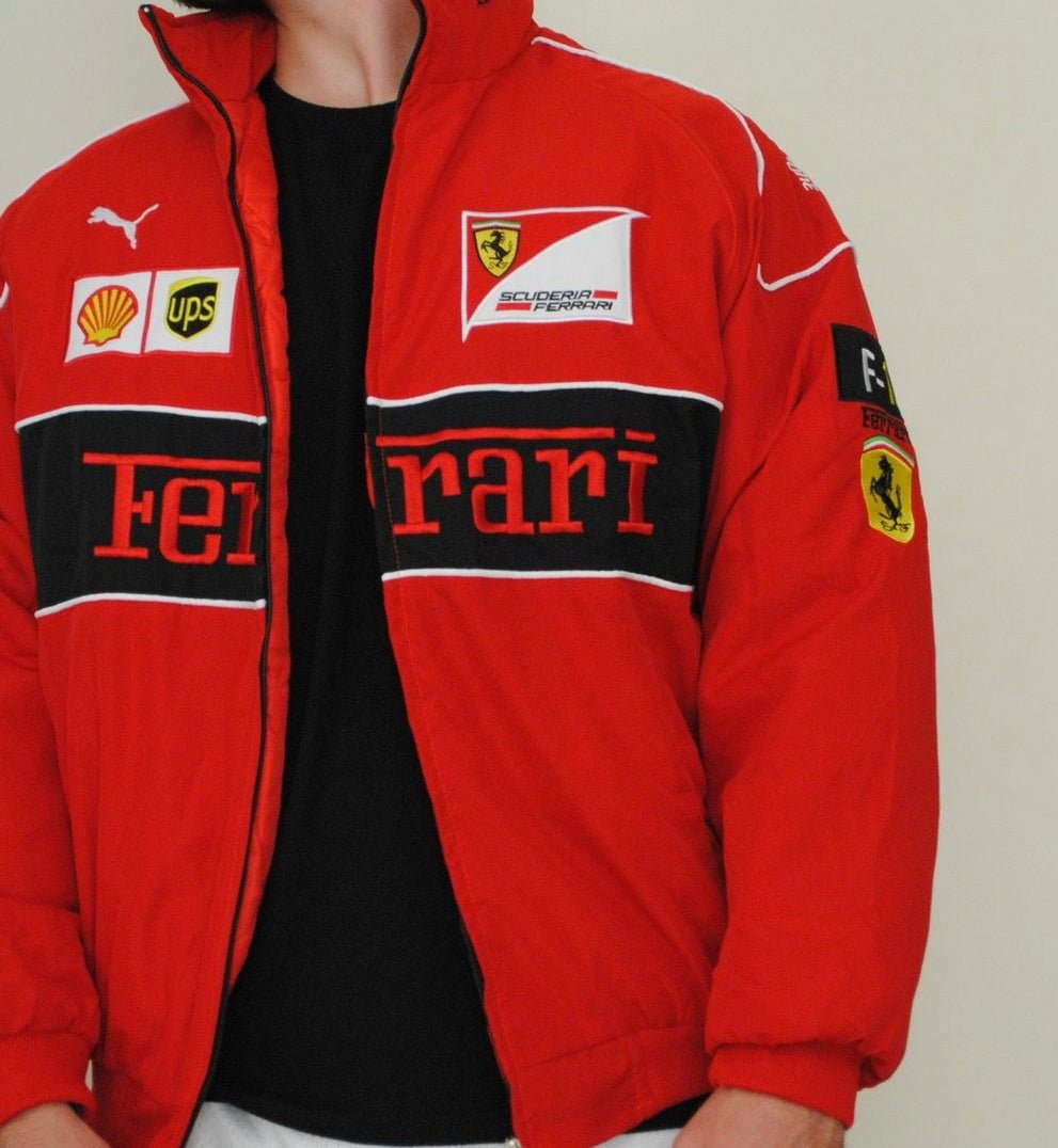 Ferrari Scuderia Red Vintage Jacket