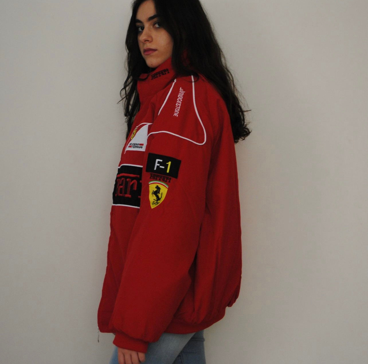 Ferrari Scuderia Red Vintage Jacket